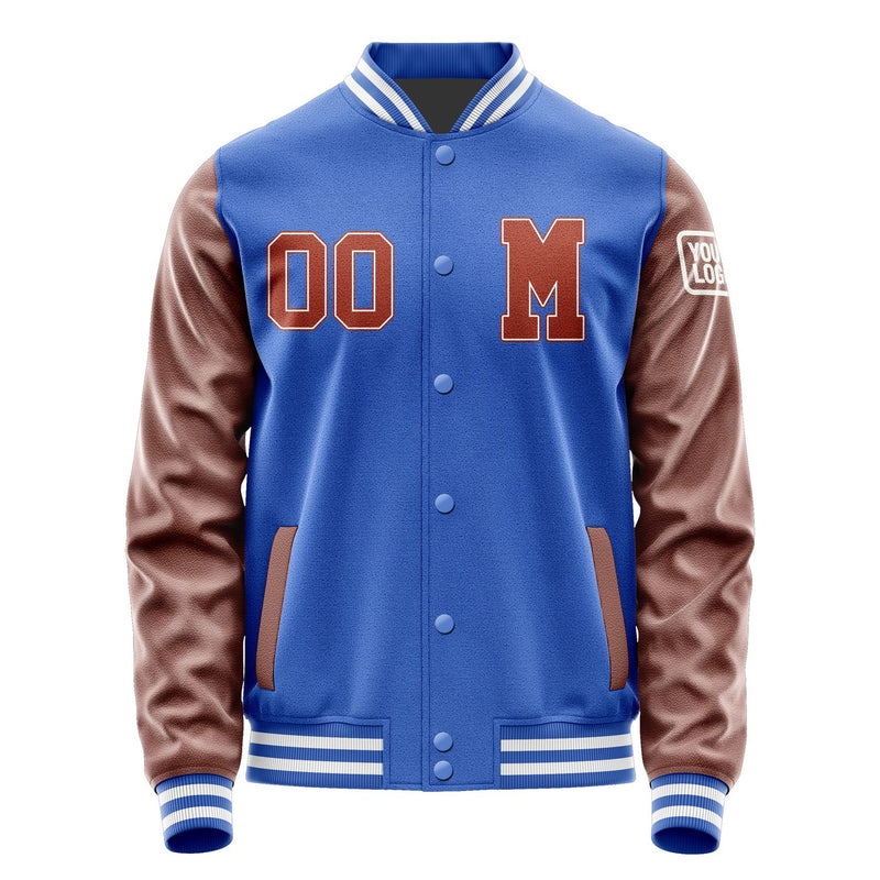 Custom Sky Blue Coral Red Jacket Jb0909160918161818