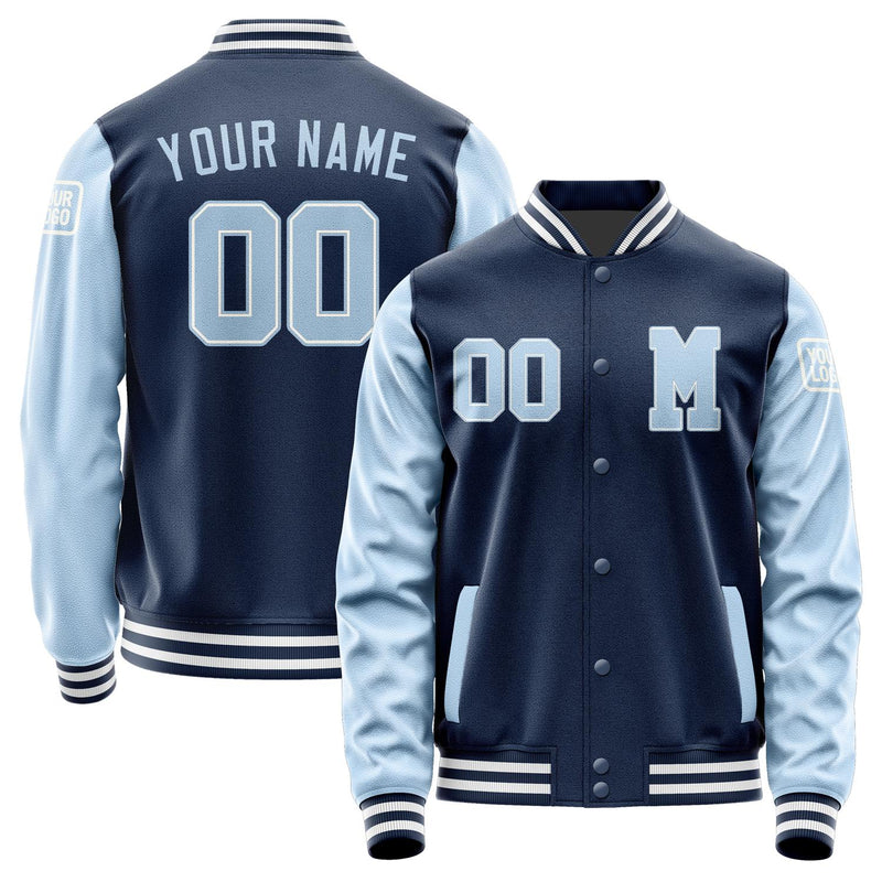 Custom Blue Light Blue Jacket Jb1010081018081818