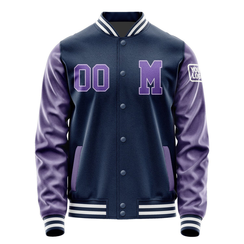 Custom Blue Light Purple Jacket Jb1010231018231818