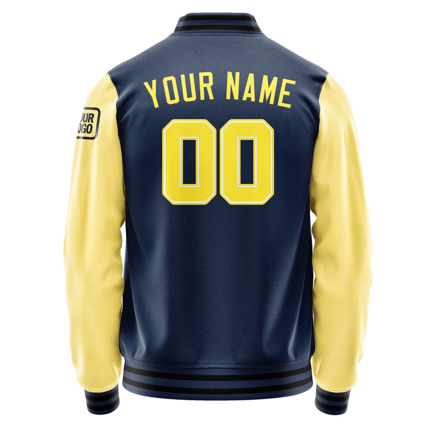 Custom Blue Light Yellow Jacket Jb1010261017261817