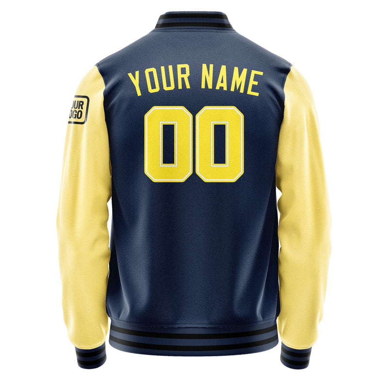 Custom Blue Light Yellow Jacket Jb1010261017261817