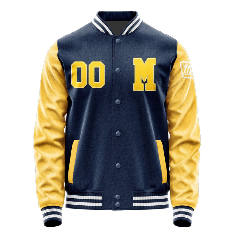 Custom Blue Gold Jacket Jb1010301018301818