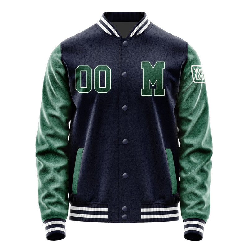 Custom Navy Green Jacket Jb1111051118051818
