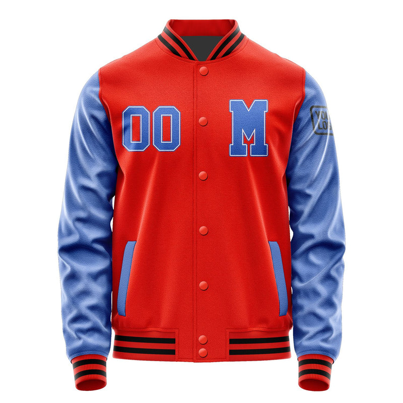 Custom Orange Red Sky Blue Jacket Jb1212091217091817