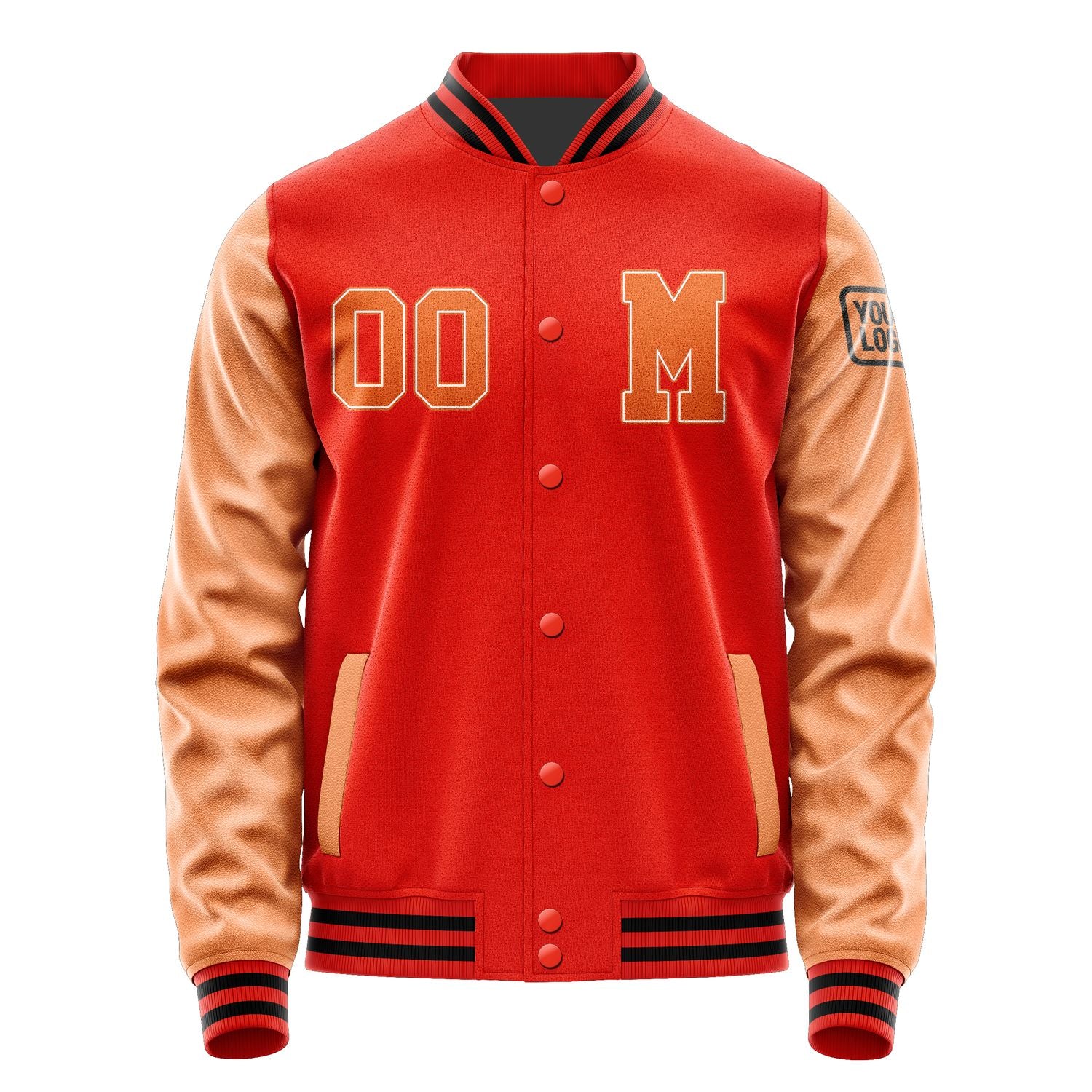Custom Orange Red Orange Jacket Jb1212281217281817