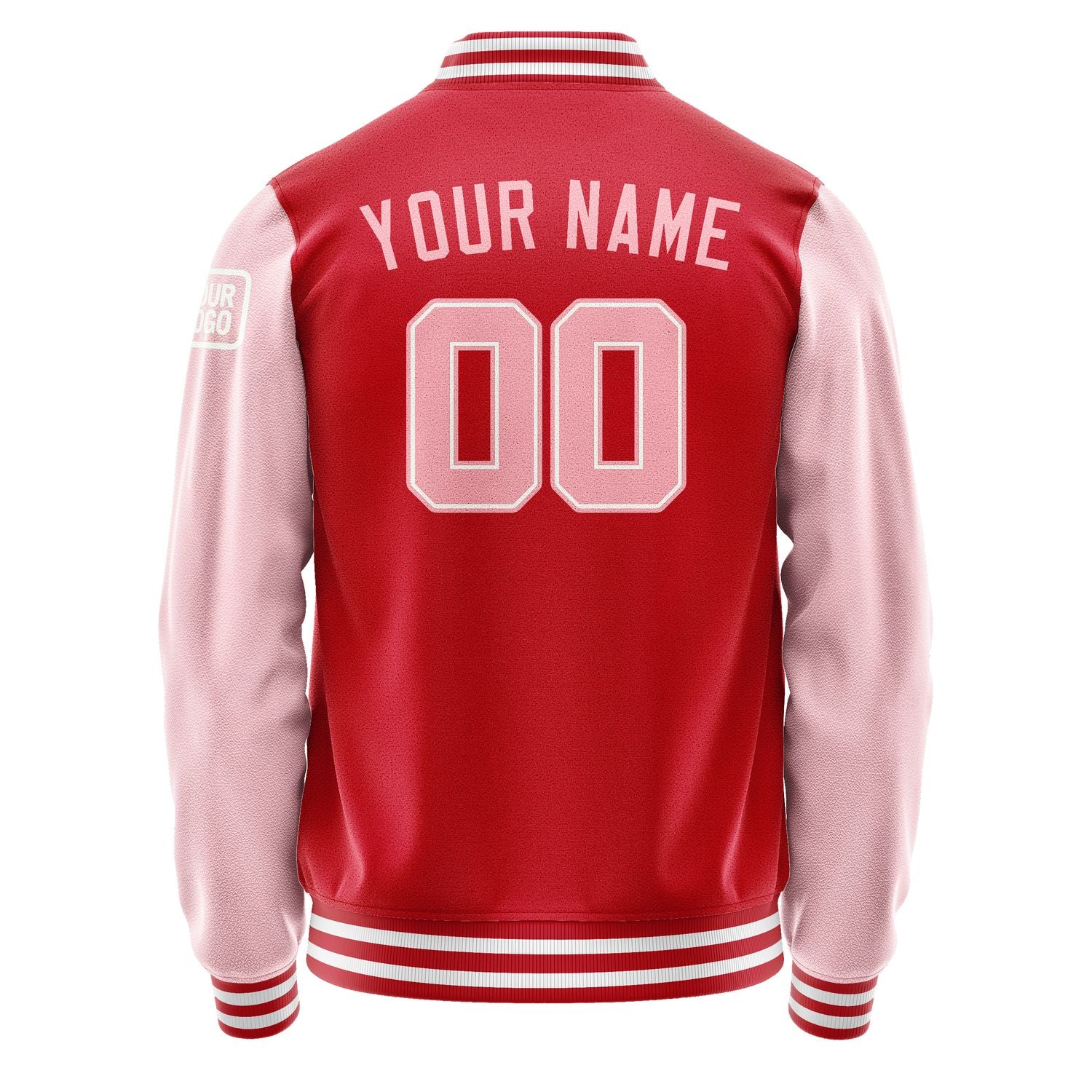 Custom Red Light Pink Jacket Jb1414211418211818