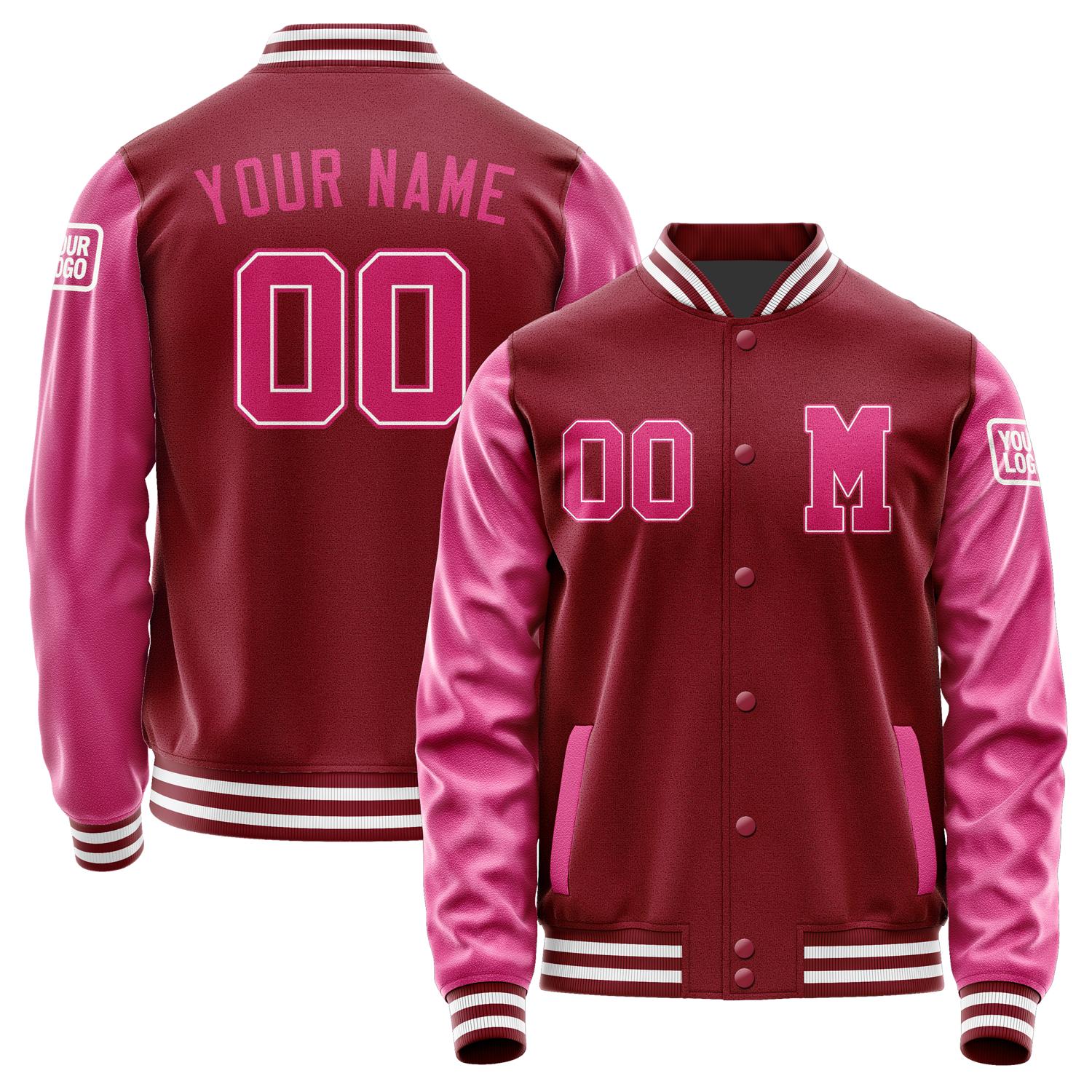 Custom Crimson Red Pink Jacket Jb1515131518131818