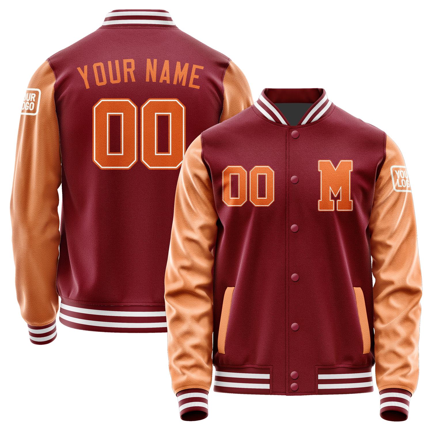 Custom Crimson Red Orange Jacket Jb1515281518281818