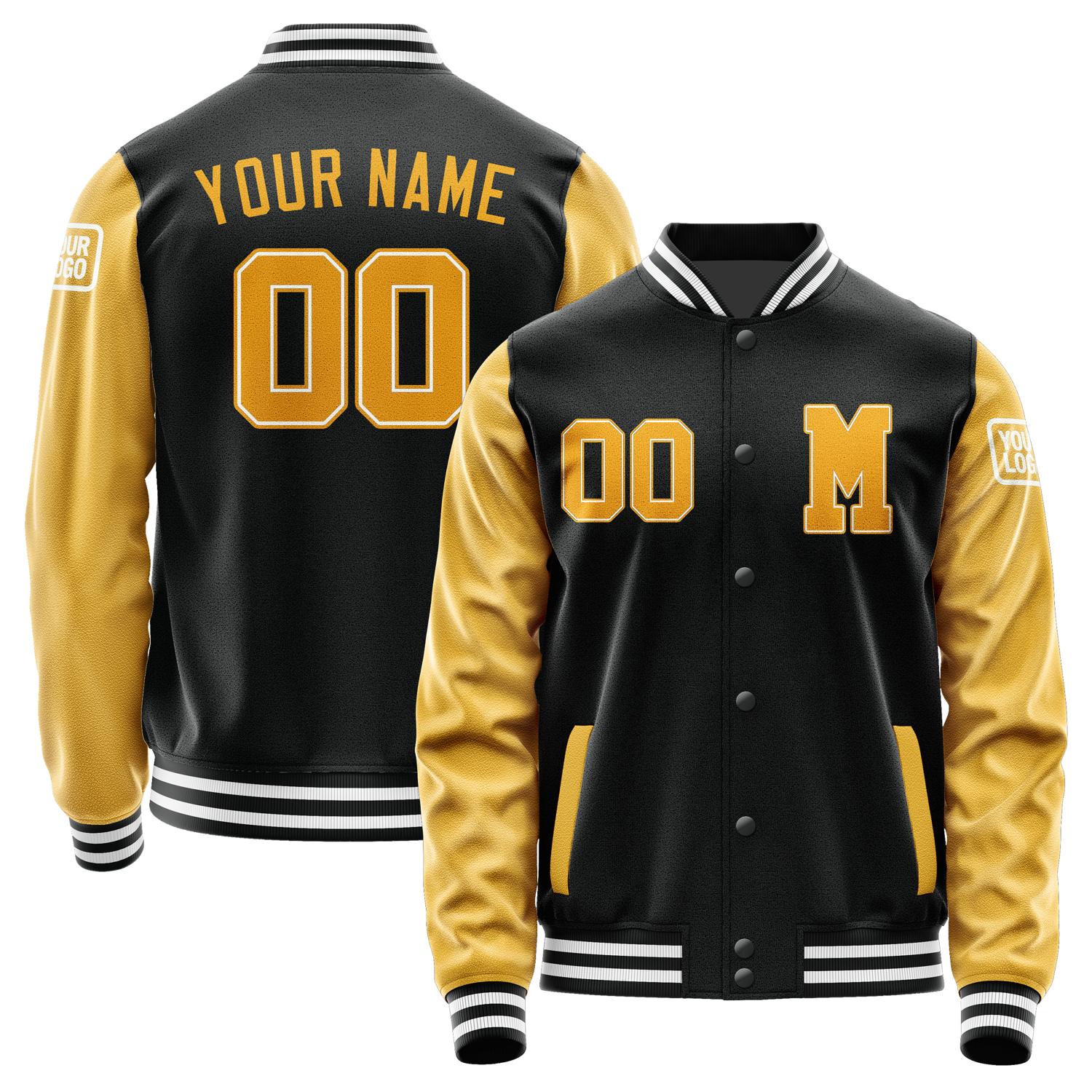 Custom Black Yellow Jacket Jb1717191718191818