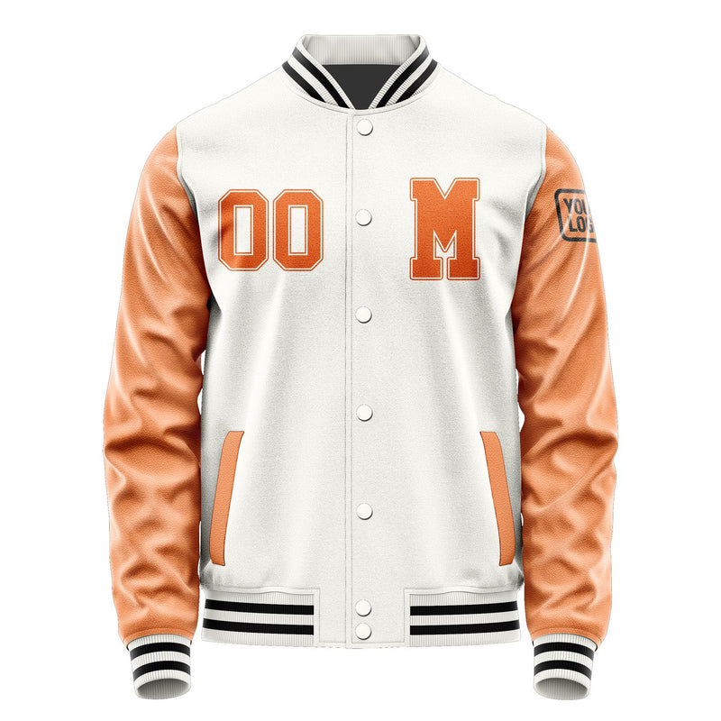 Custom White Orange Jacket Jb1818281817281817