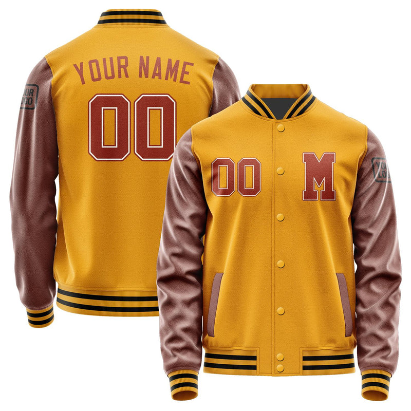Custom Yellow Coral Red Jacket Jb1919161917161817