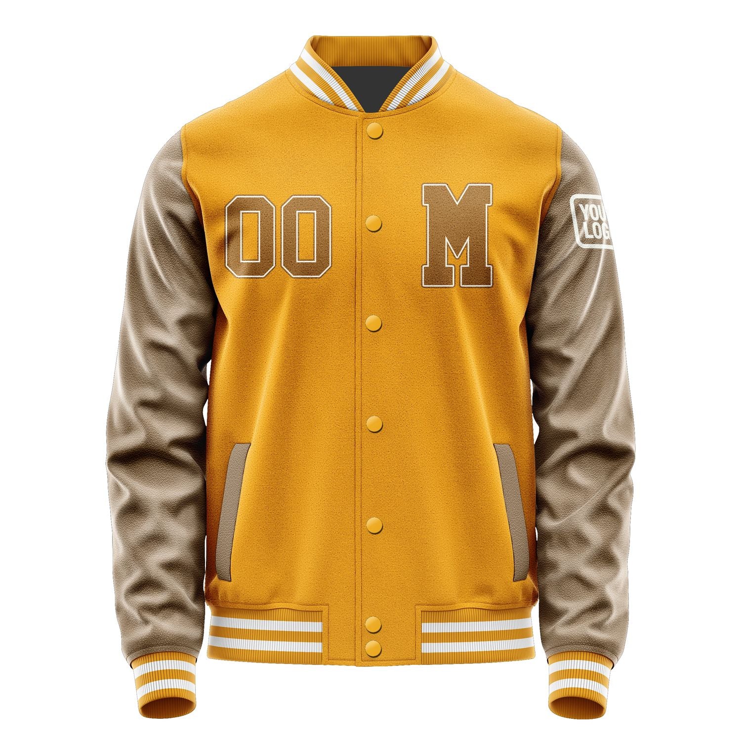 Custom Yellow Khaki Jacket Jb1919221918221818