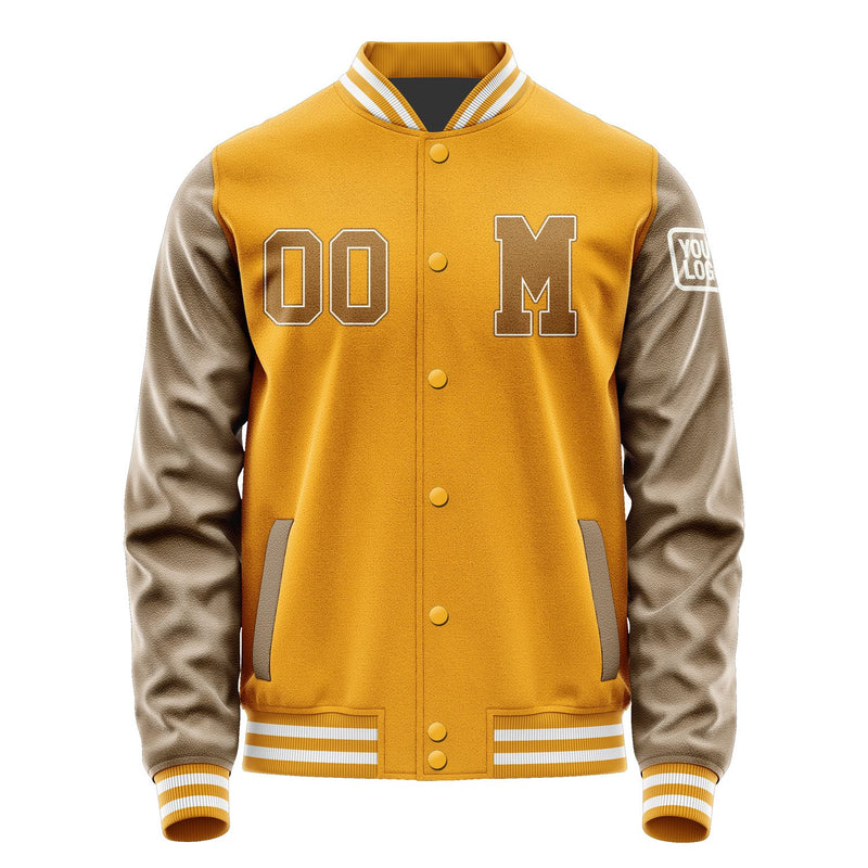 Custom Yellow Khaki Jacket Jb1919221918221818