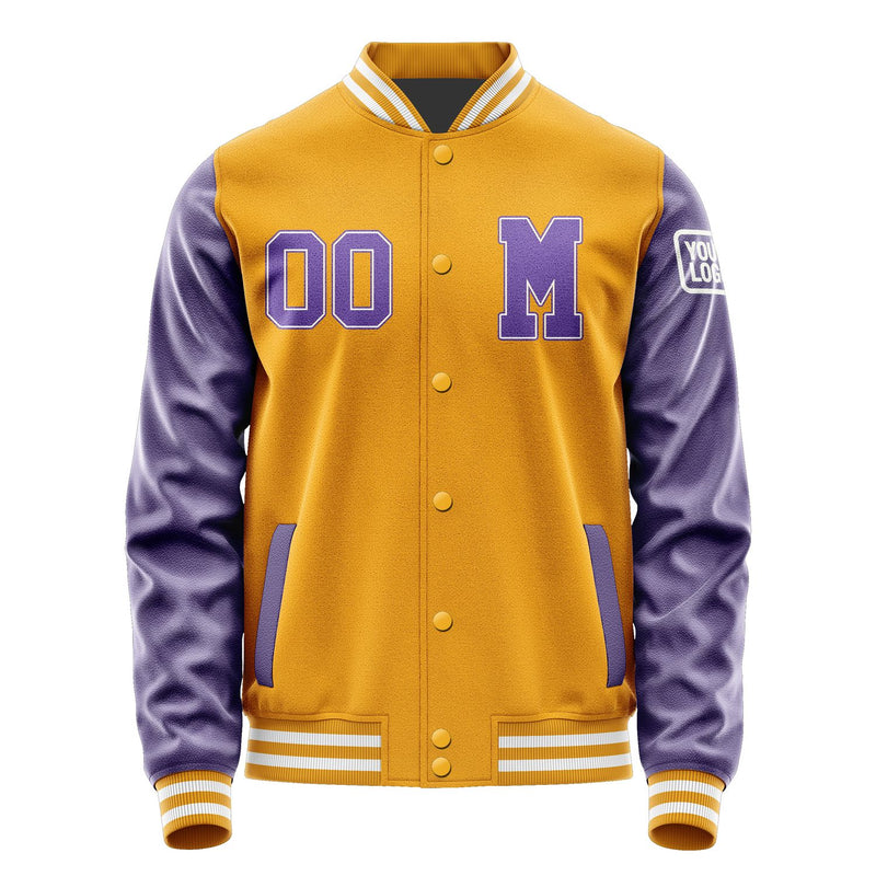 Custom Yellow Light Purple Jacket Jb1919231918231818