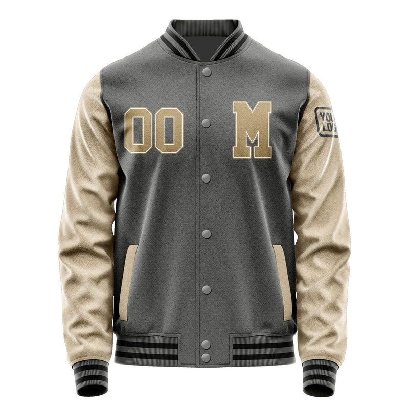 Custom Dark Grey Light Khaki Jacket Jb2020252017251817