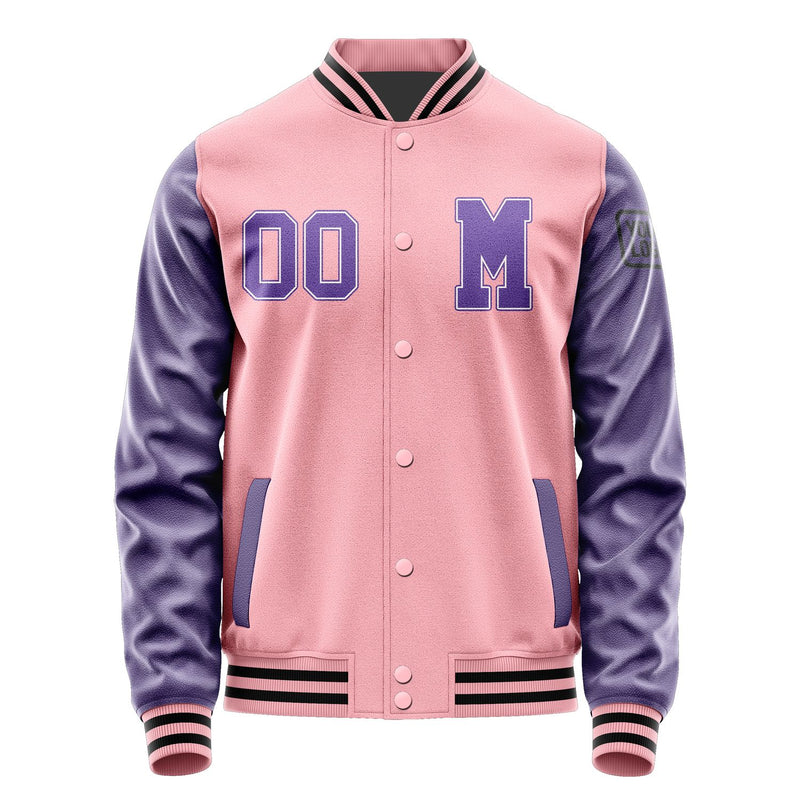 Custom Light Pink Light Purple Jacket Jb2121232117231817