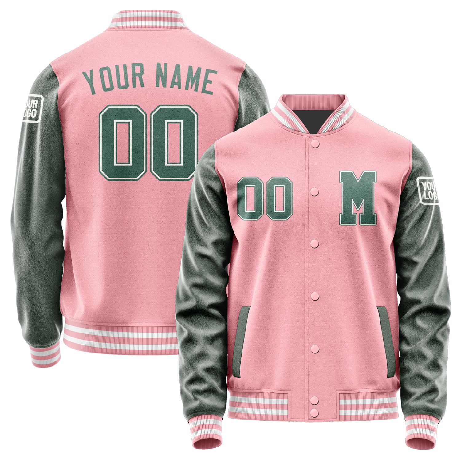 Custom Light Pink Blue Green Jacket Jb2121272118271818