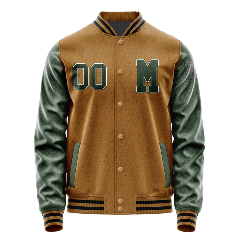 Custom Khaki Dark Green Jacket Jb2222062217061817