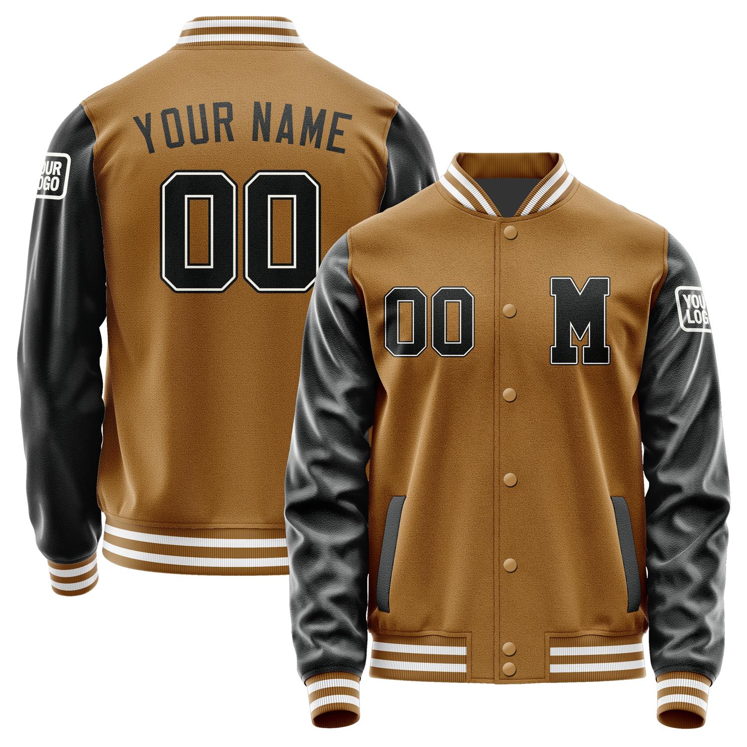 Custom Khaki Black Jacket Jb2222172218171818