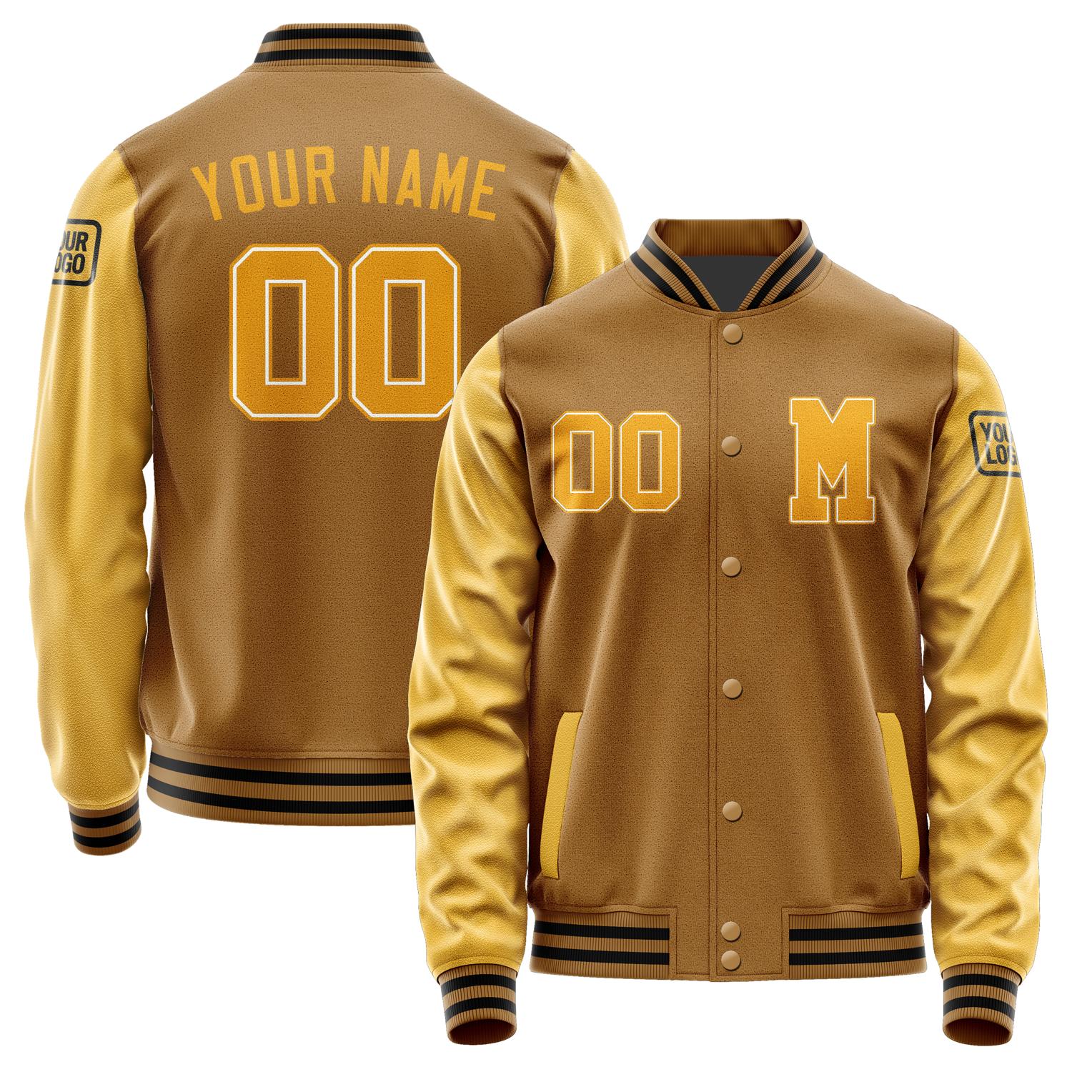 Custom Khaki Yellow Jacket Jb2222192217191817