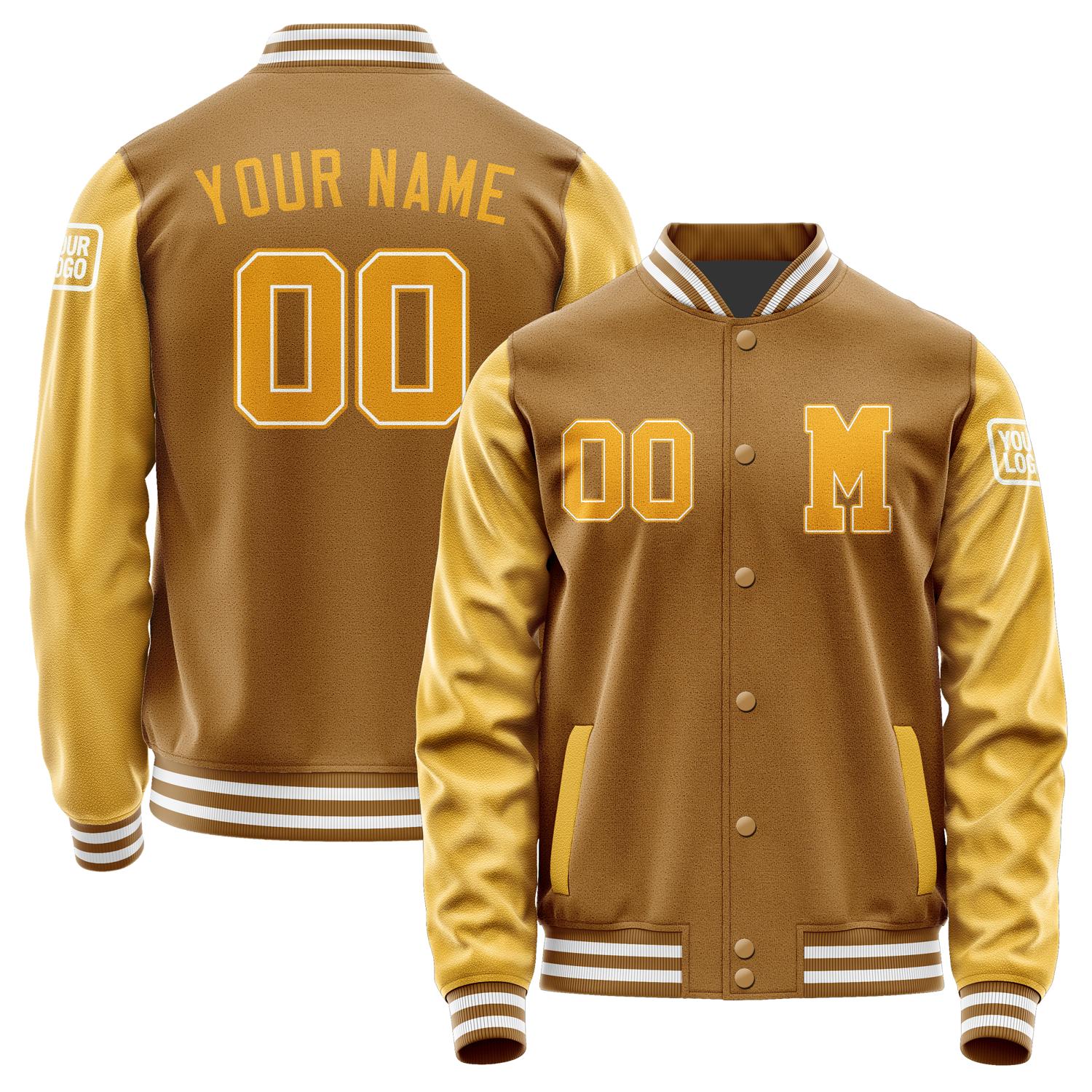 Custom Khaki Yellow Jacket Jb2222192218191818