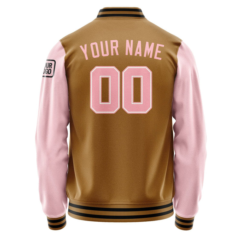 Custom Khaki Light Pink Jacket Jb2222212217211817