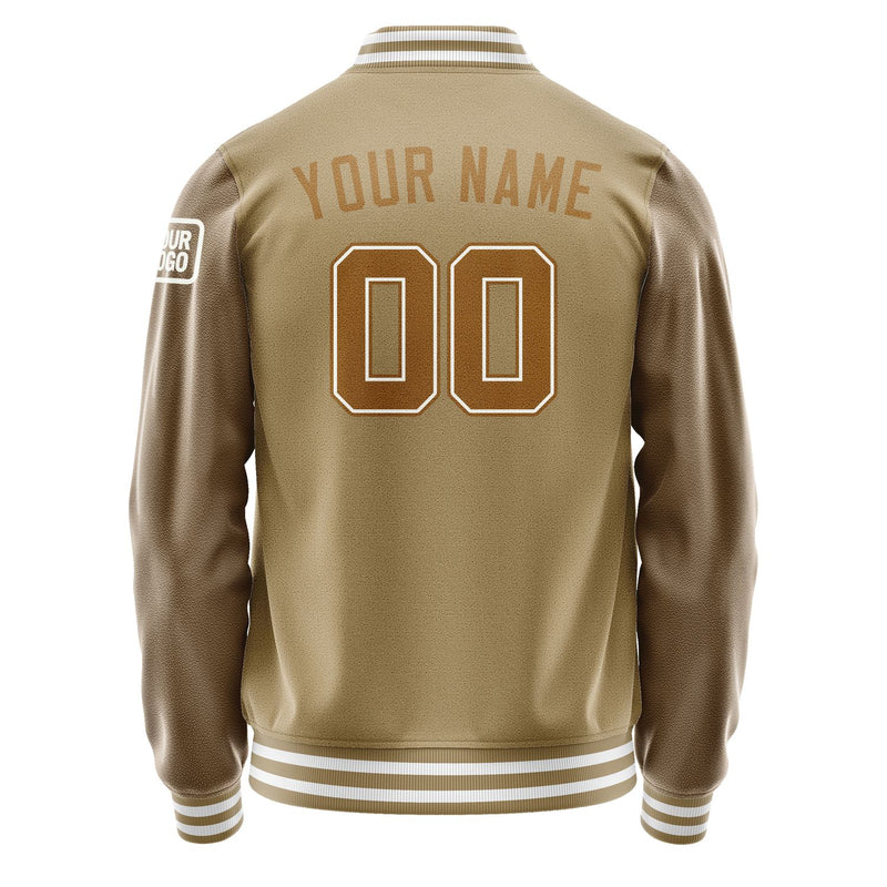 Custom Light Khaki Khaki Jacket Jb2525222518221818