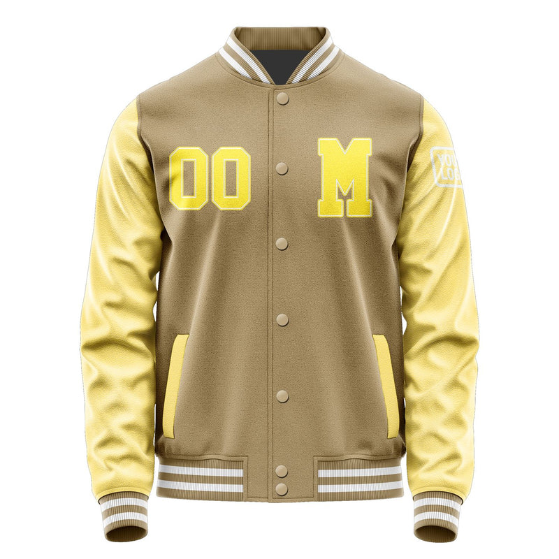 Custom Light Khaki Light Yellow Jacket Jb2525262518261818