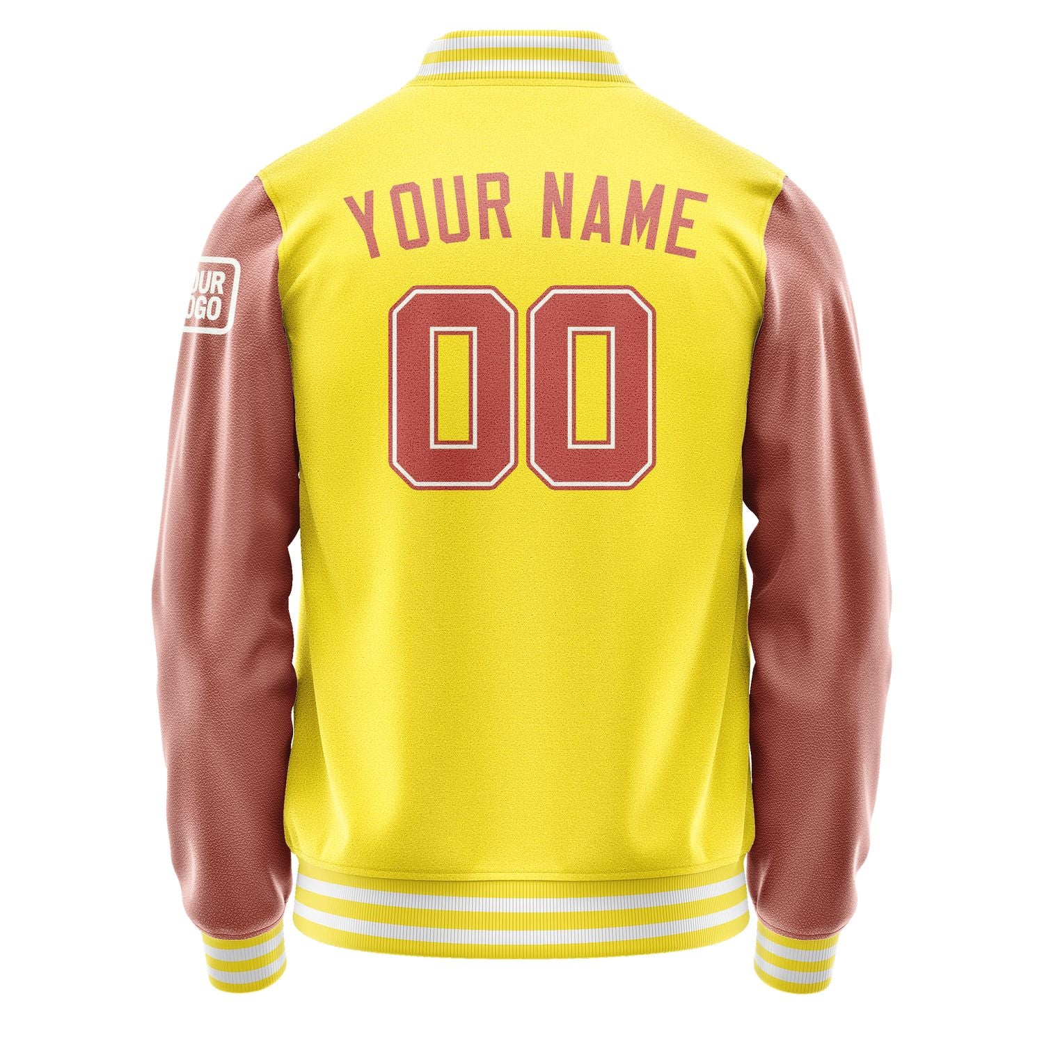 Custom Light Yellow Copper Rose Jacket Jb2626292618291818