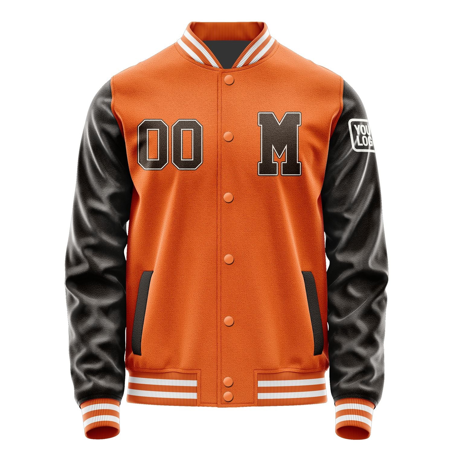 Custom Orange Brown Jacket Jb2828012818011818