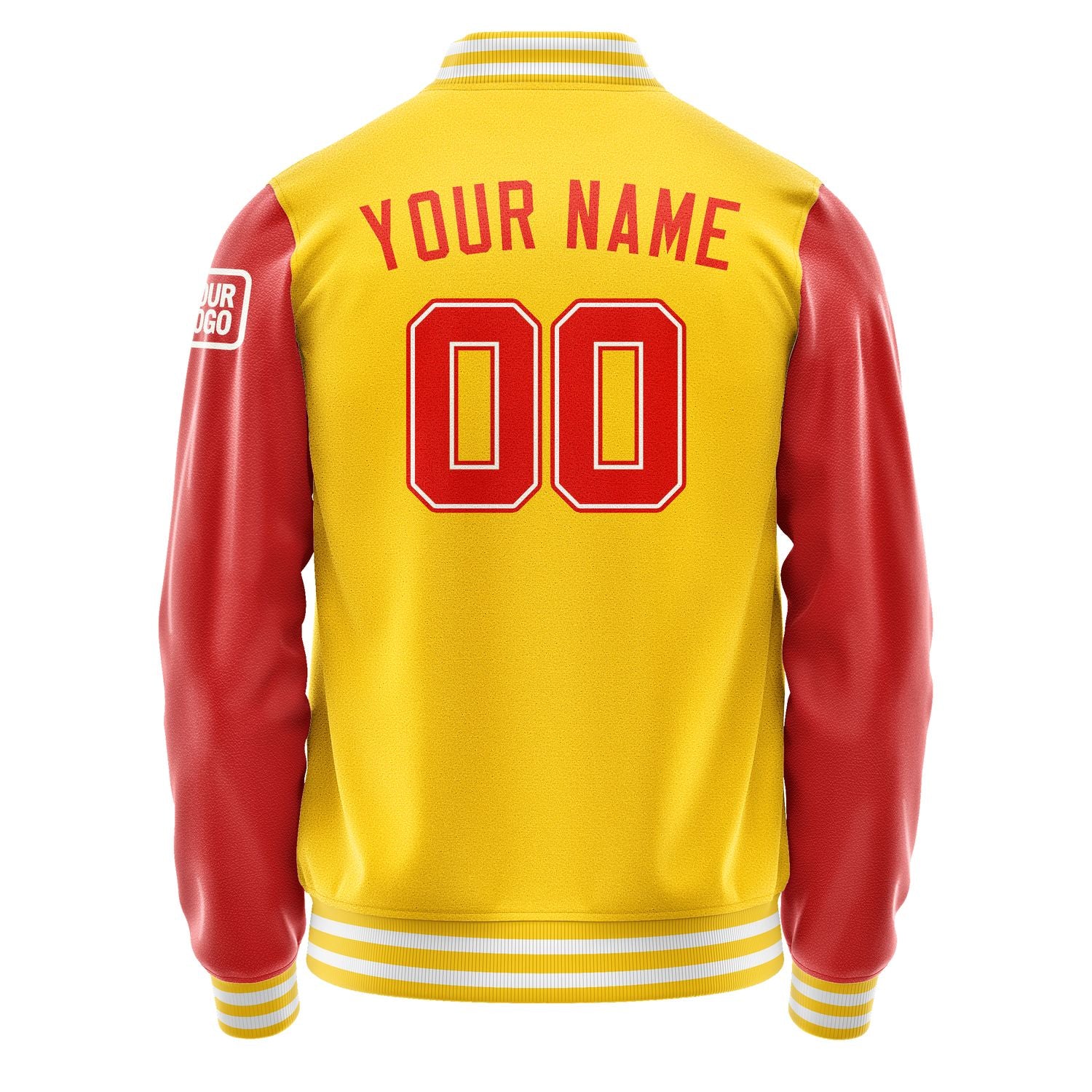 Custom Gold Orange Red Jacket Jb3030123018121818