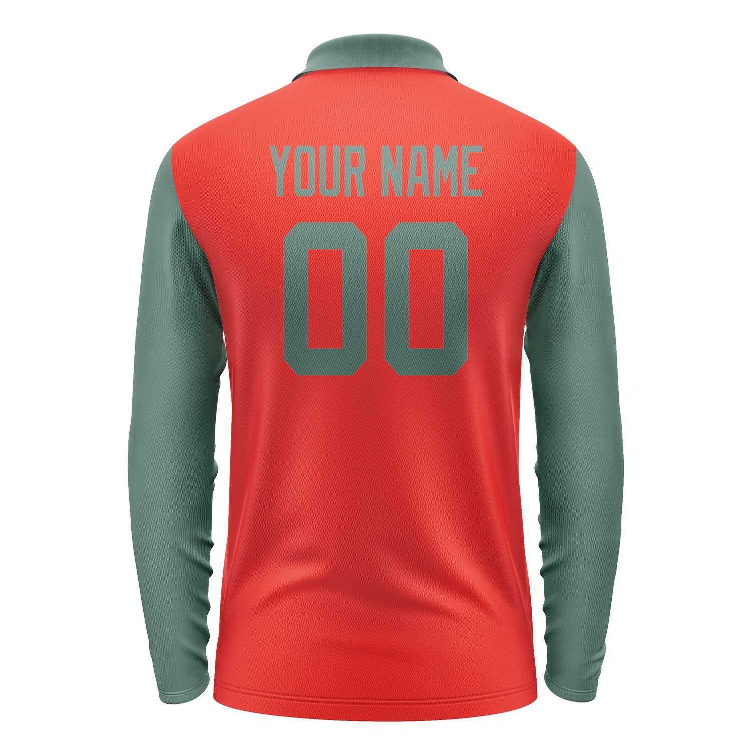Custom Orange Red Blue Green Long Sleeve Polo Shirt Pl122727B127