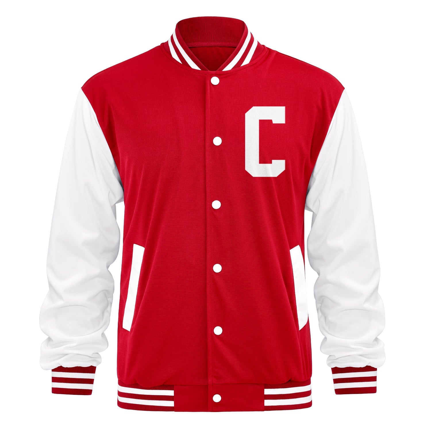 Custom Varsity Letterman Jacket — Add Monogram Initial / Name / Number
