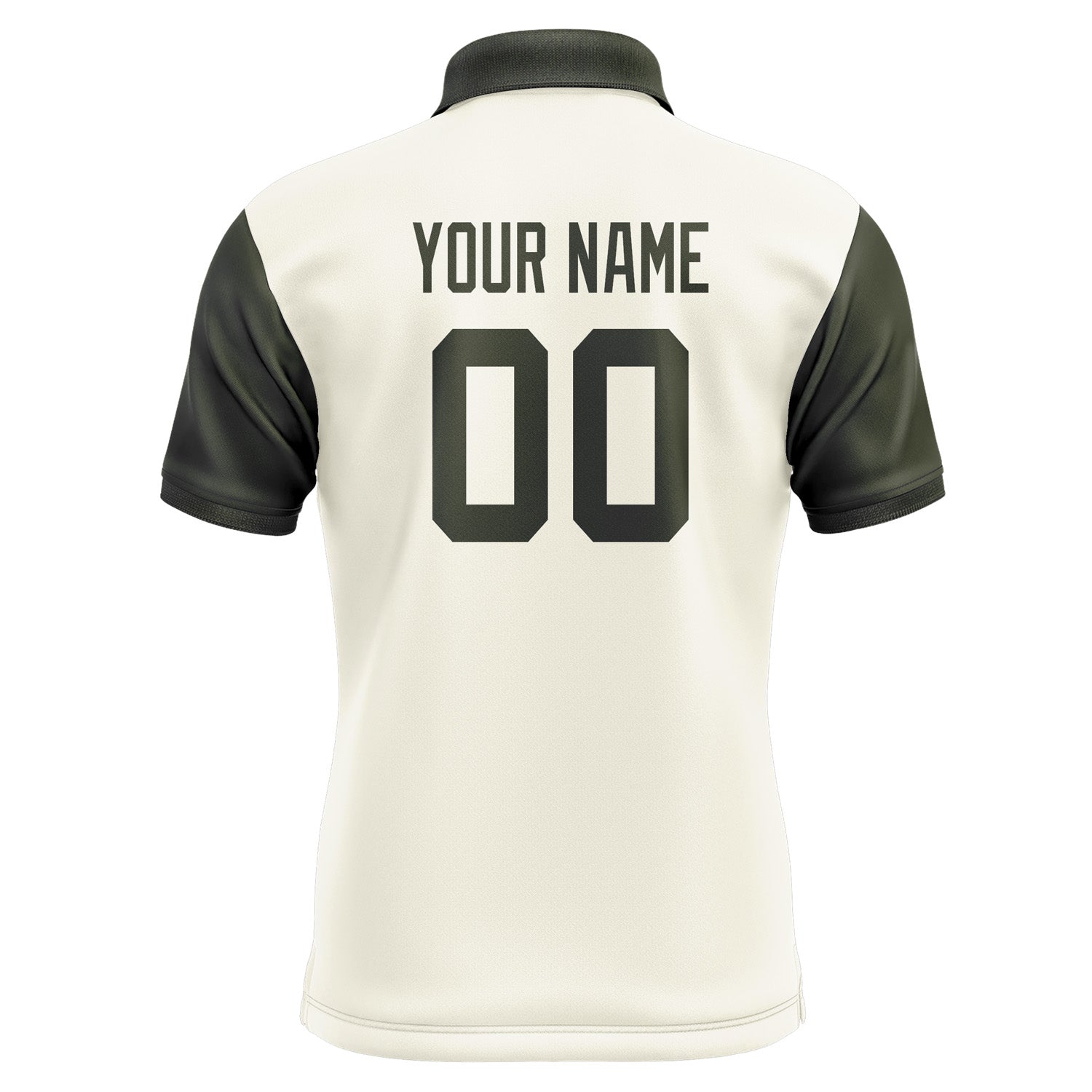 Custom Cream Olive Short-Sleeve Polo Shirt PO030202B102