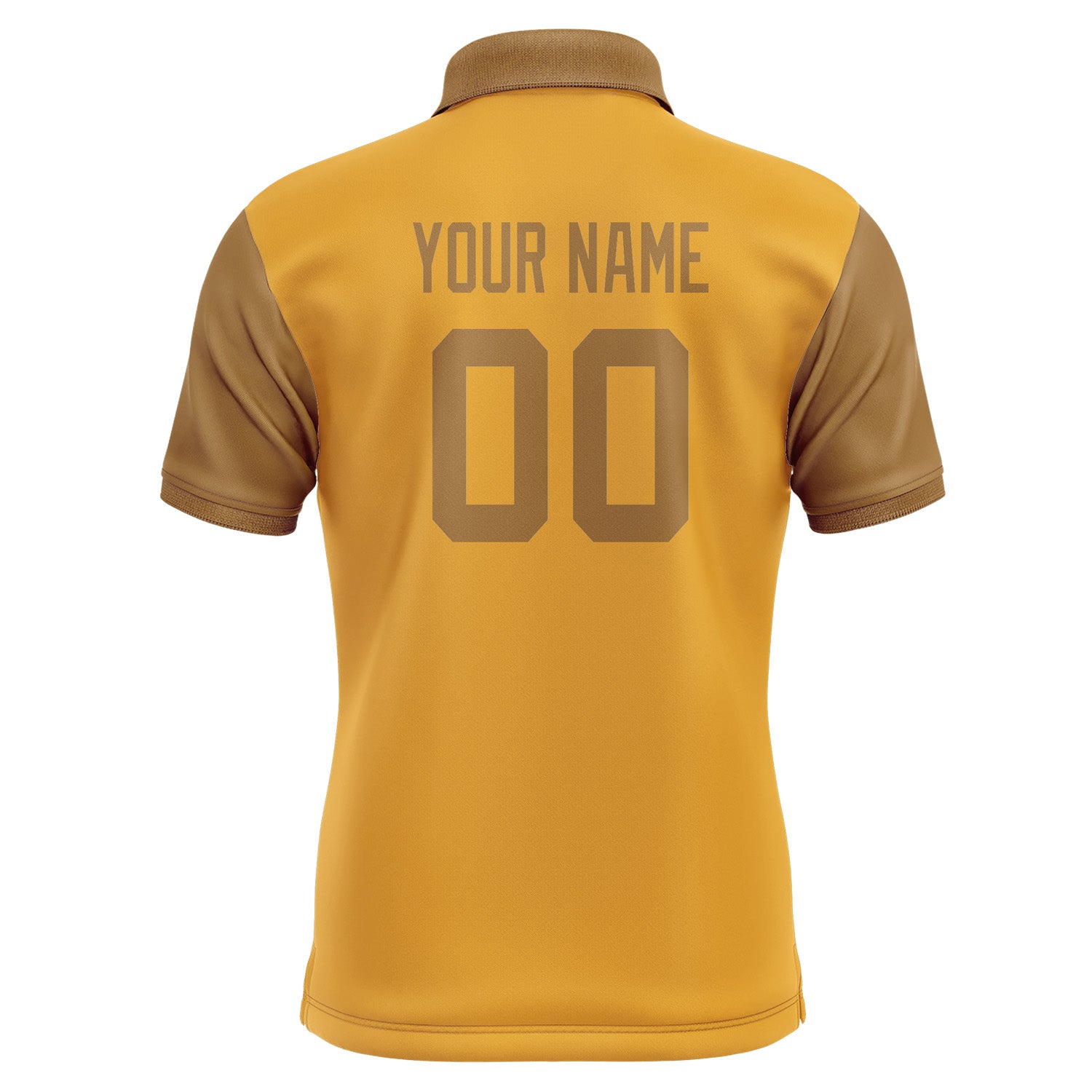 Custom Yellow Khaki Short-Sleeve Polo Shirt PO192222B122