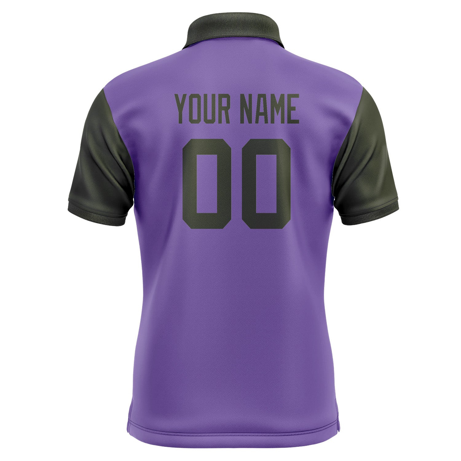 Custom Light Purple Olive Short-Sleeve Polo Shirt PO230202B102