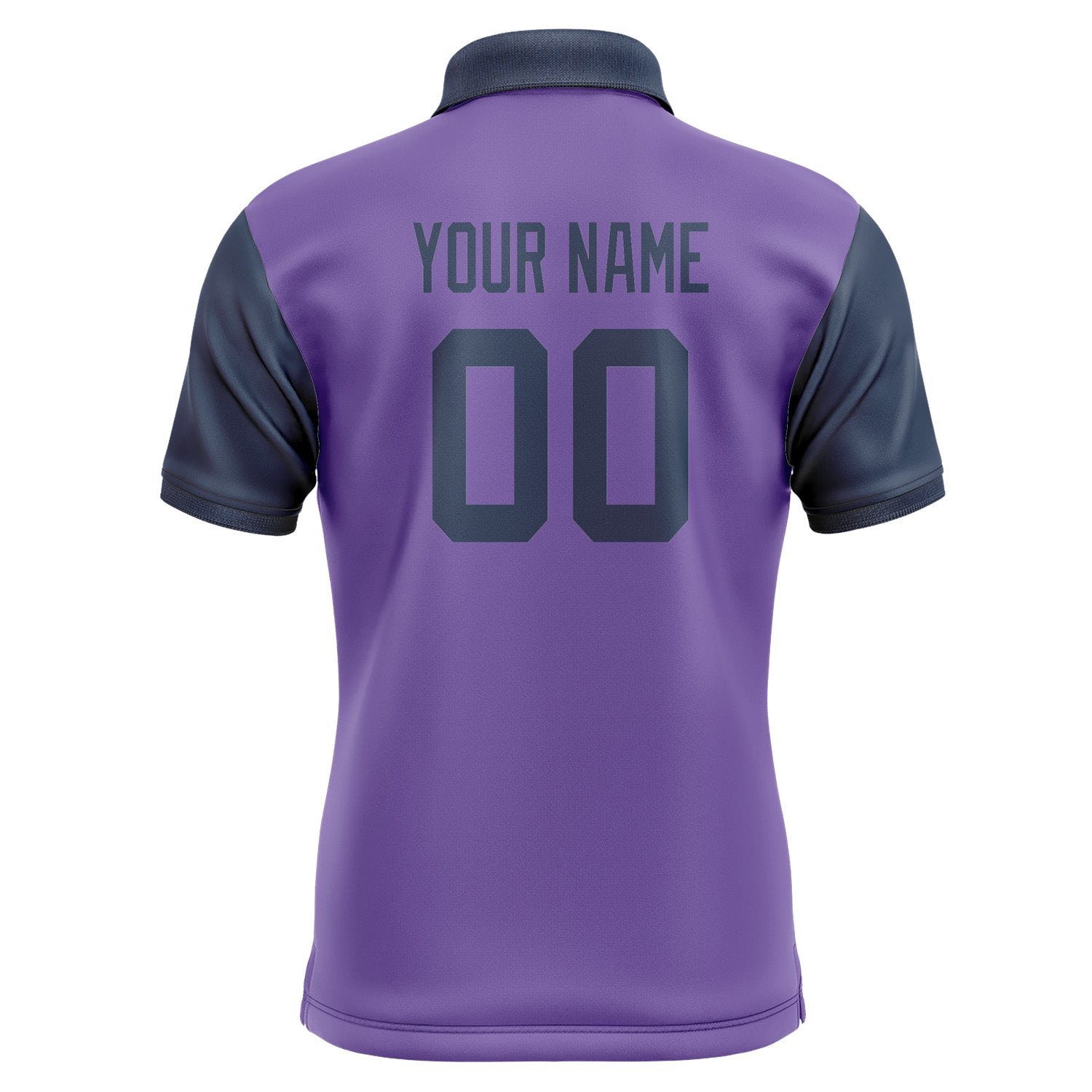 Custom Light Purple Blue Short-Sleeve Polo Shirt PO231010B110