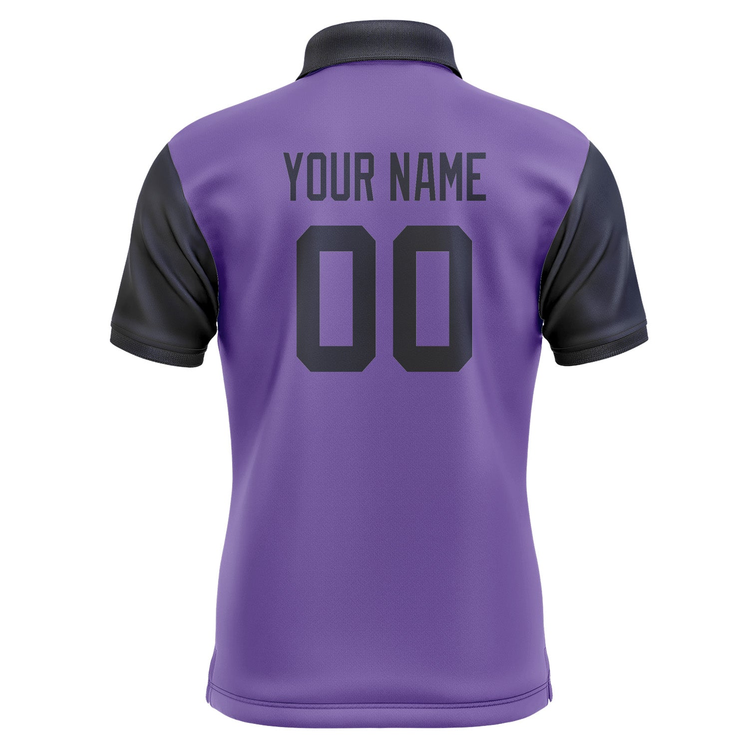 Custom Light Purple Navy Short-Sleeve Polo Shirt PO231111B111