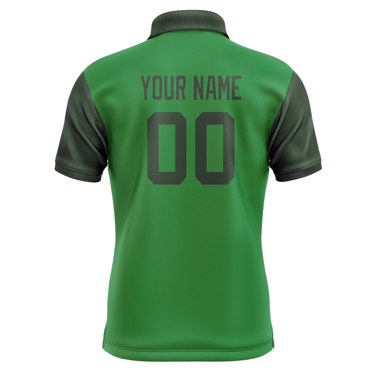 Custom Emerald Green Dark Green Short-Sleeve Polo Shirt PO240606B106