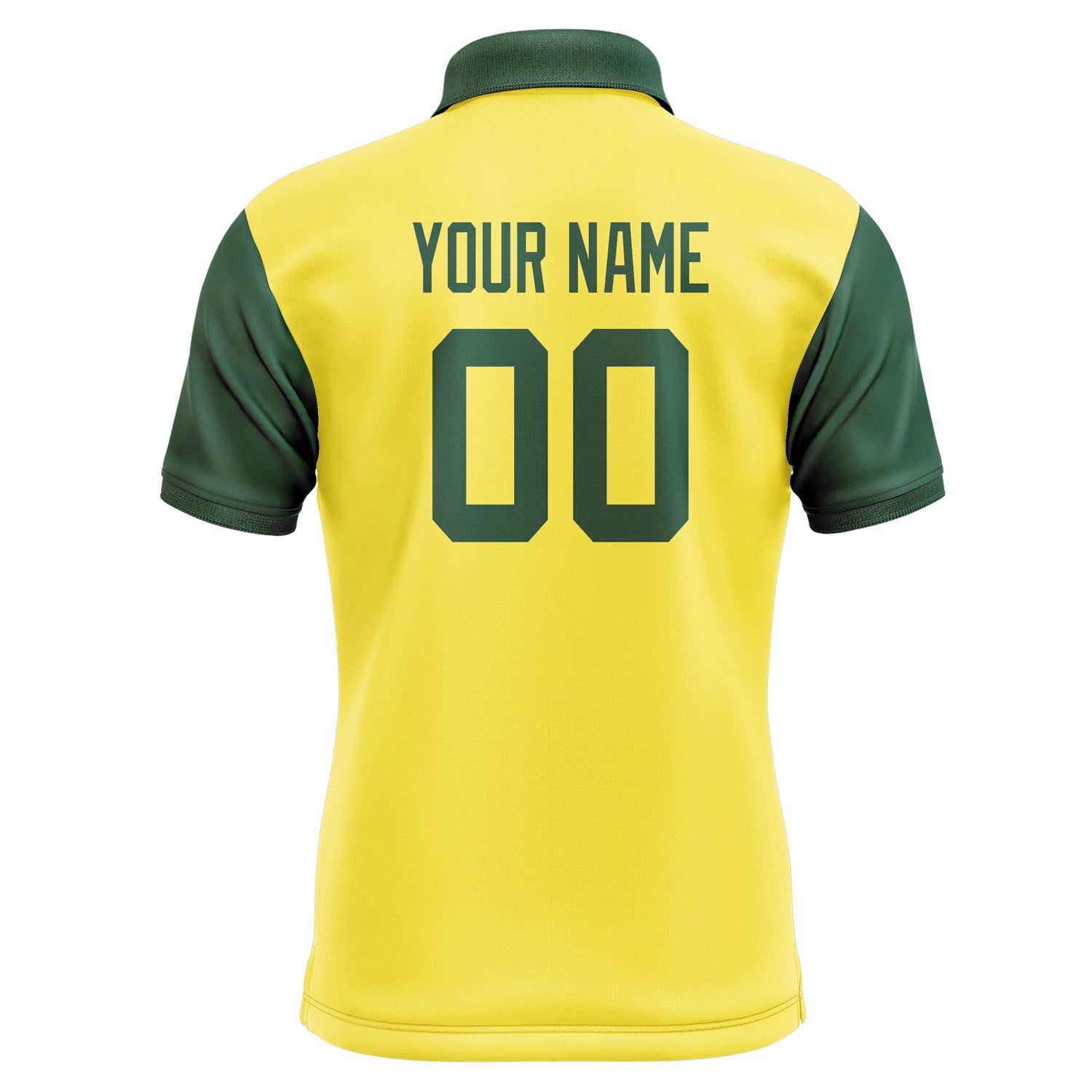 Custom Light Yellow Green Short-Sleeve Polo Shirt PO260505B105
