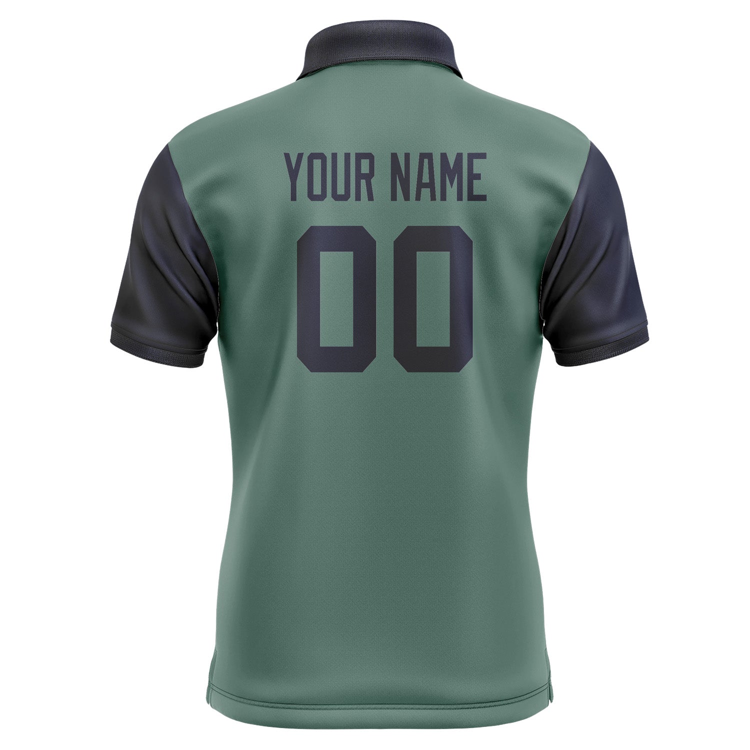 Custom Blue Green Navy Short-Sleeve Polo Shirt PO271111B111