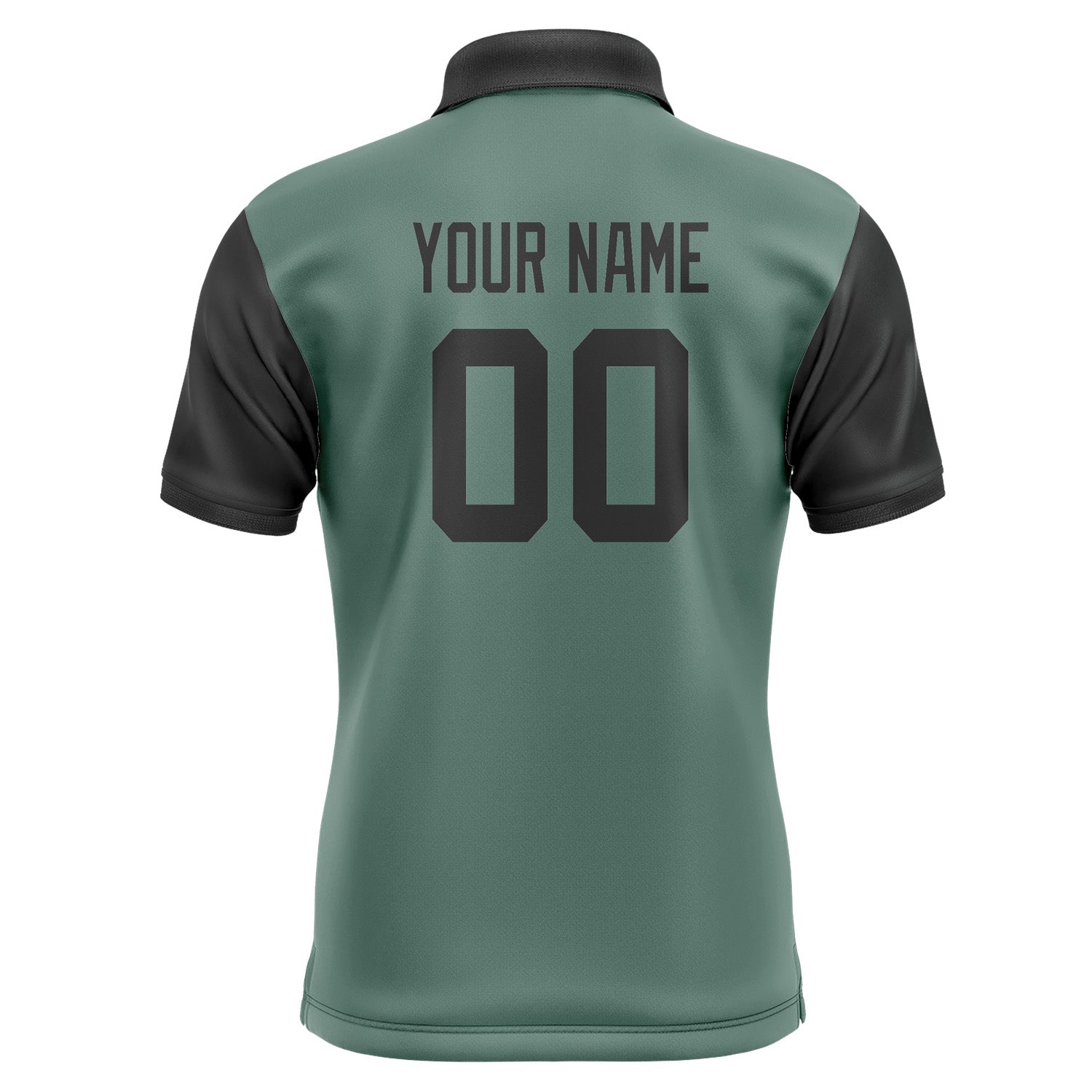 Custom Blue Green Black Short-Sleeve Polo Shirt PO271717B117