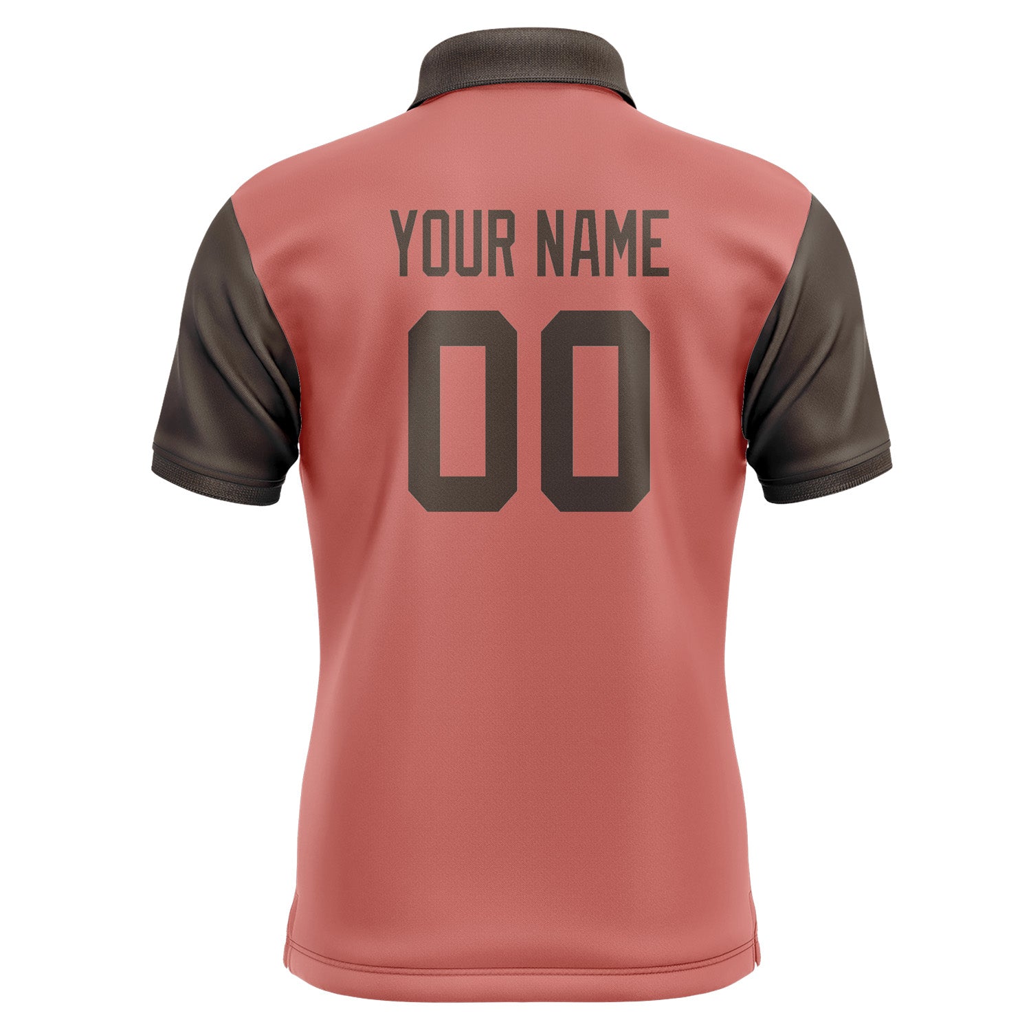 Custom Copper Rose Brown Short-Sleeve Polo Shirt PO290101B101