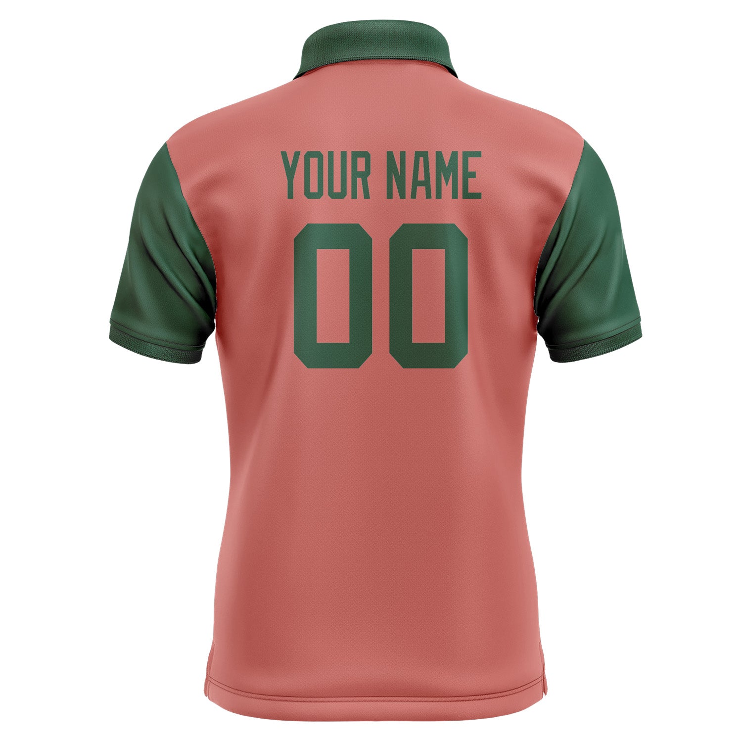 Custom Copper Rose Green Short-Sleeve Polo Shirt PO290505B105