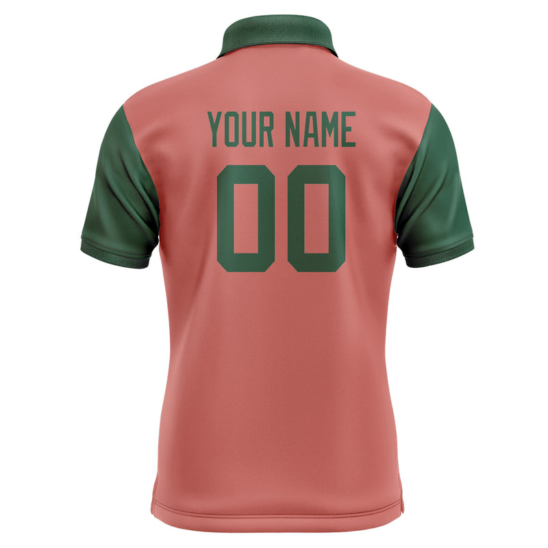 Custom Copper Rose Green Short-Sleeve Polo Shirt PO290505B105