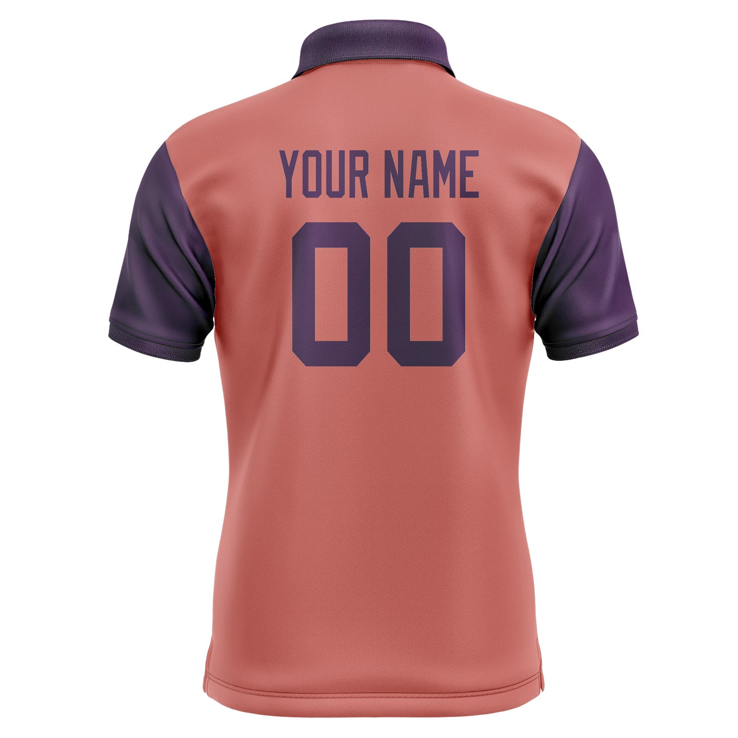 Custom Copper Rose Purple Short-Sleeve Polo Shirt PO290707B107