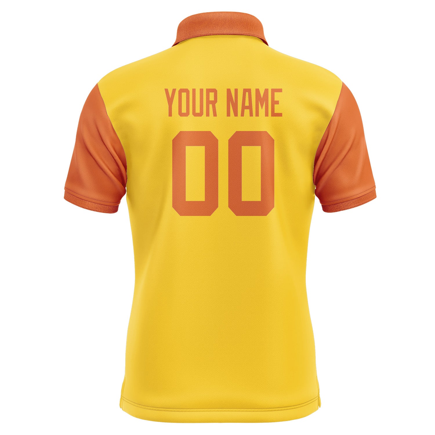 Custom Gold Orange Short-Sleeve Polo Shirt PO302828B128