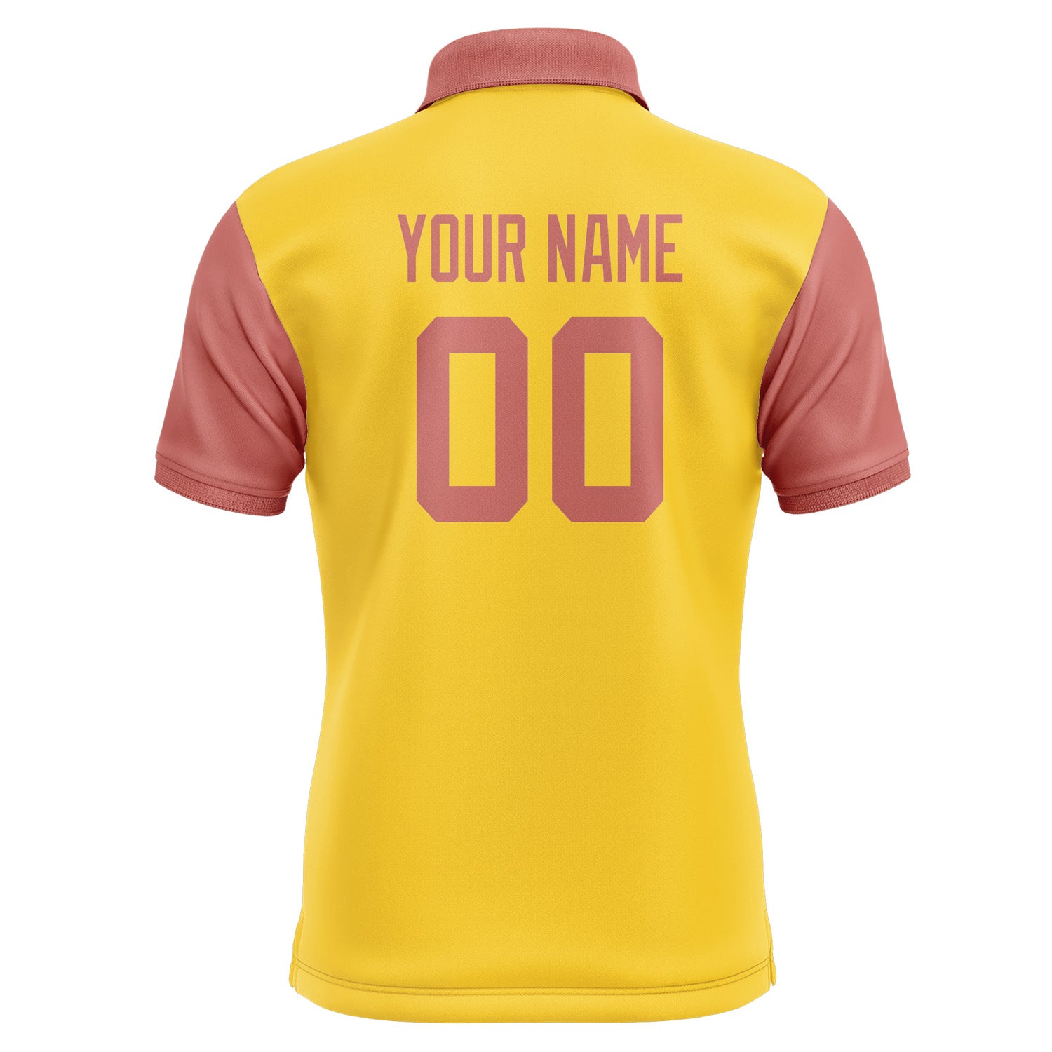 Custom Gold Copper Rose Short-Sleeve Polo Shirt PO302929B129