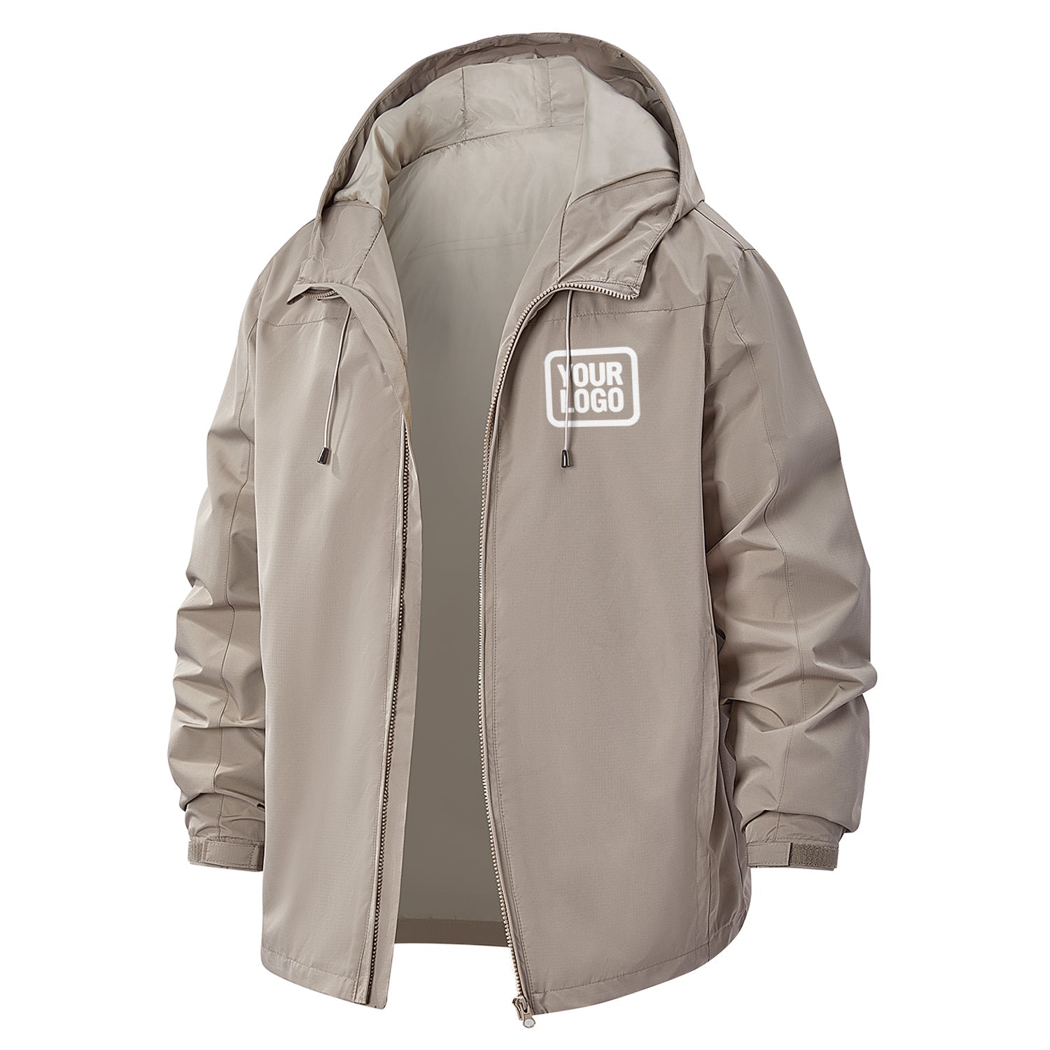 Custom Water-Resistant Windbreaker — Add Name/Logo