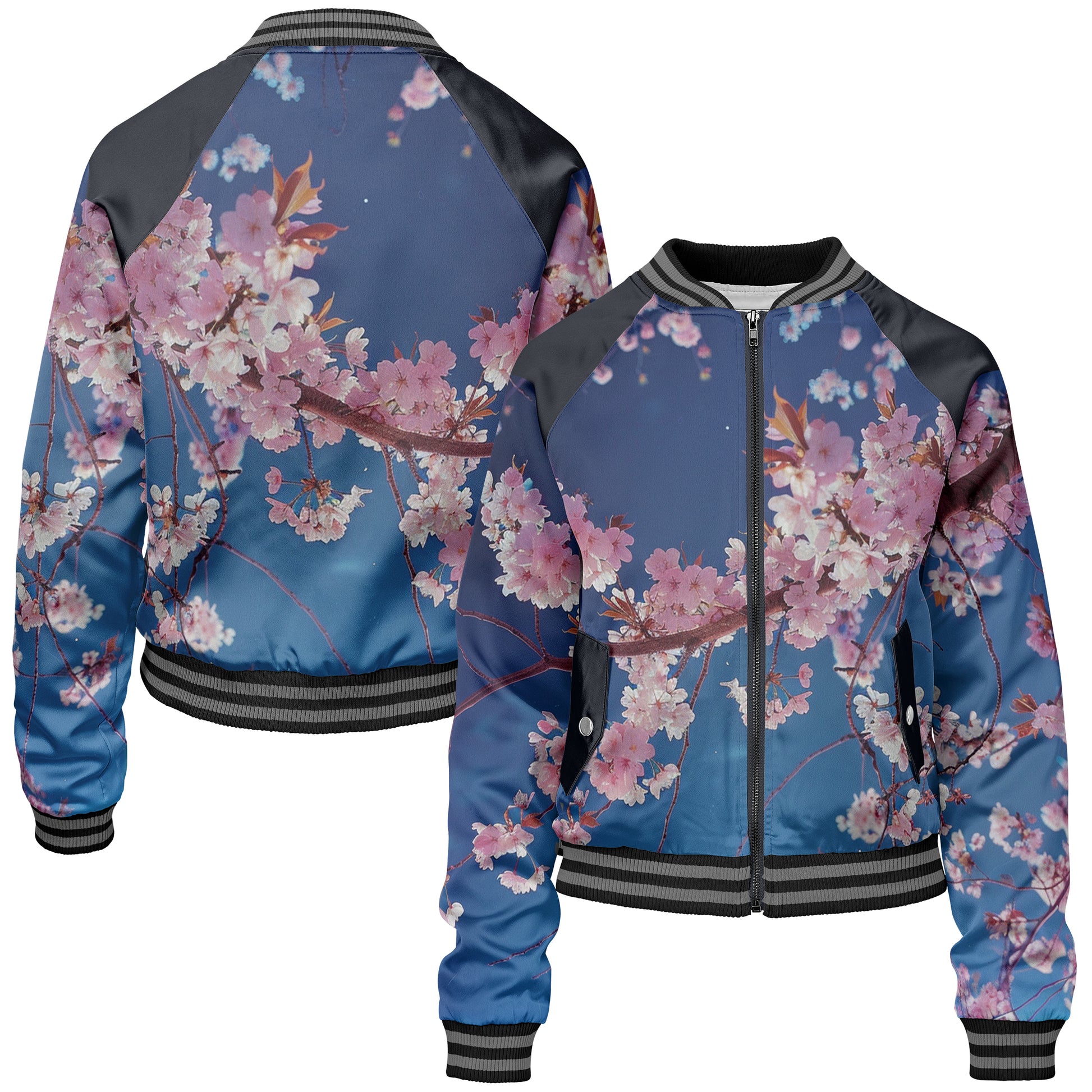 Moonlight Blossom Women bomber jacket WB240902Mn029